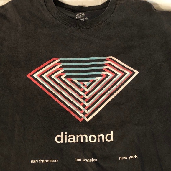 Diamond Supply Co. mens short sleeve tee  shirt 2xl - Picture 1 of 6